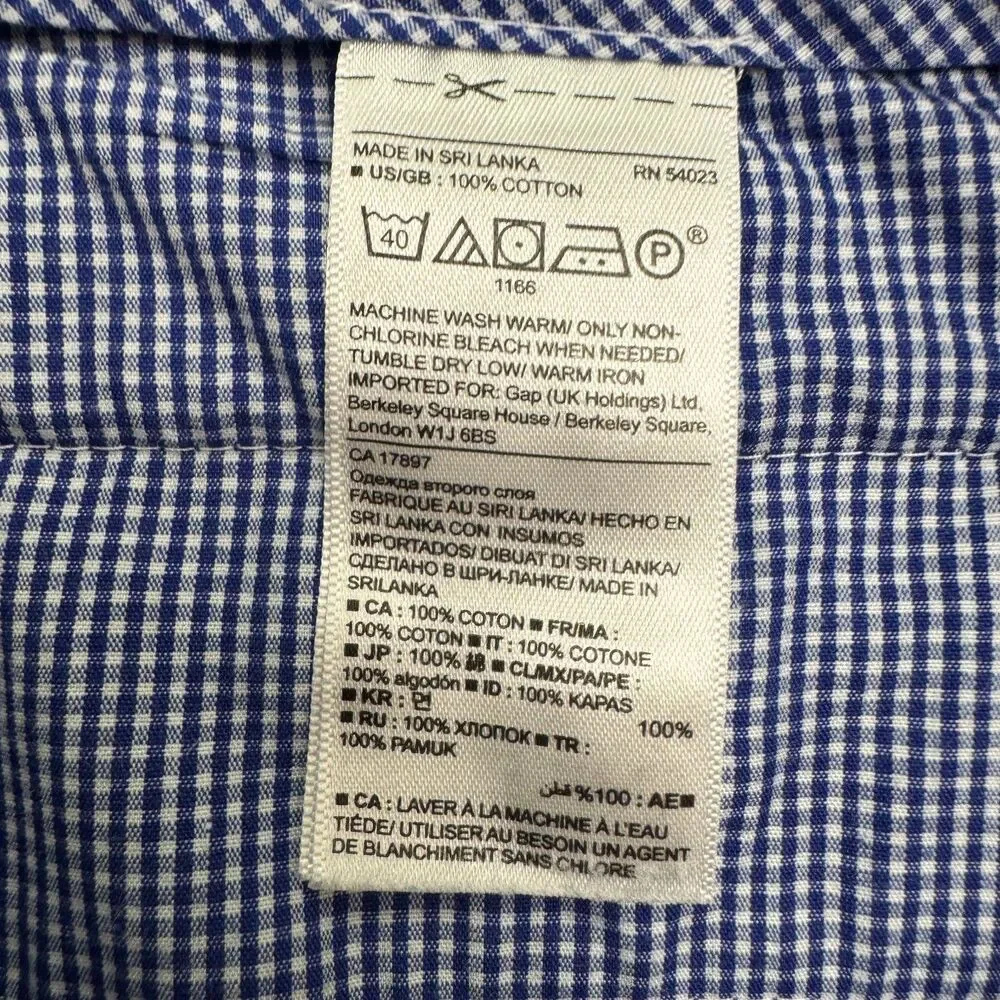Banana Republic Non-Iron Modern Slim Fit Dress Pants Mens 33x30 Blue Cotton Work